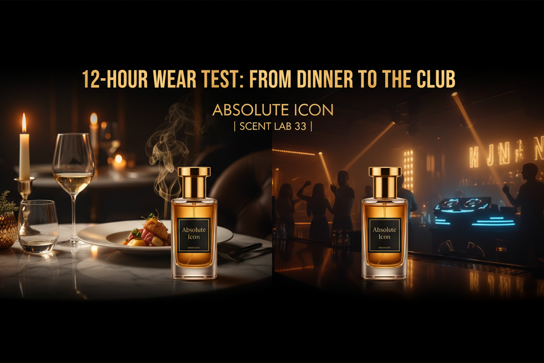 12-Hour Wear Test: From Dinner to the Club with Absolute Icon | Scent Lab 33