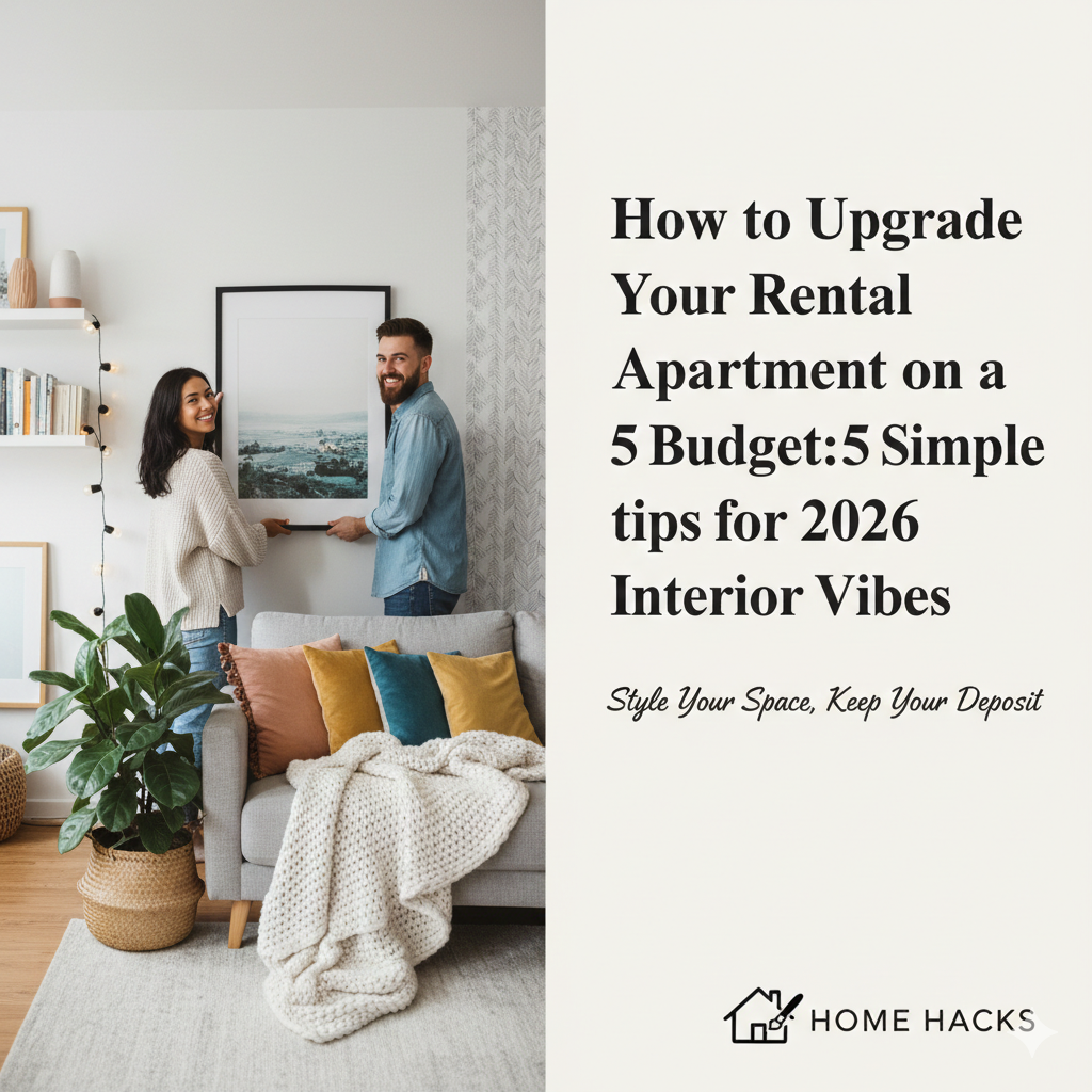 How to Upgrade Your Rental Apartment on a Budget: 5 Simple Tips for 2026 Interior Vibes