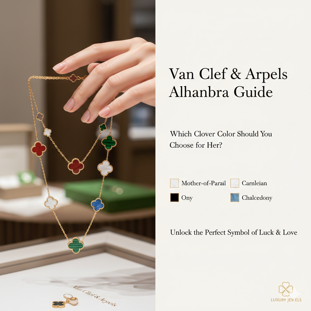 Van Cleef & Arpels Alhambra Guide: Which Clover Color Should You Choose for Her?