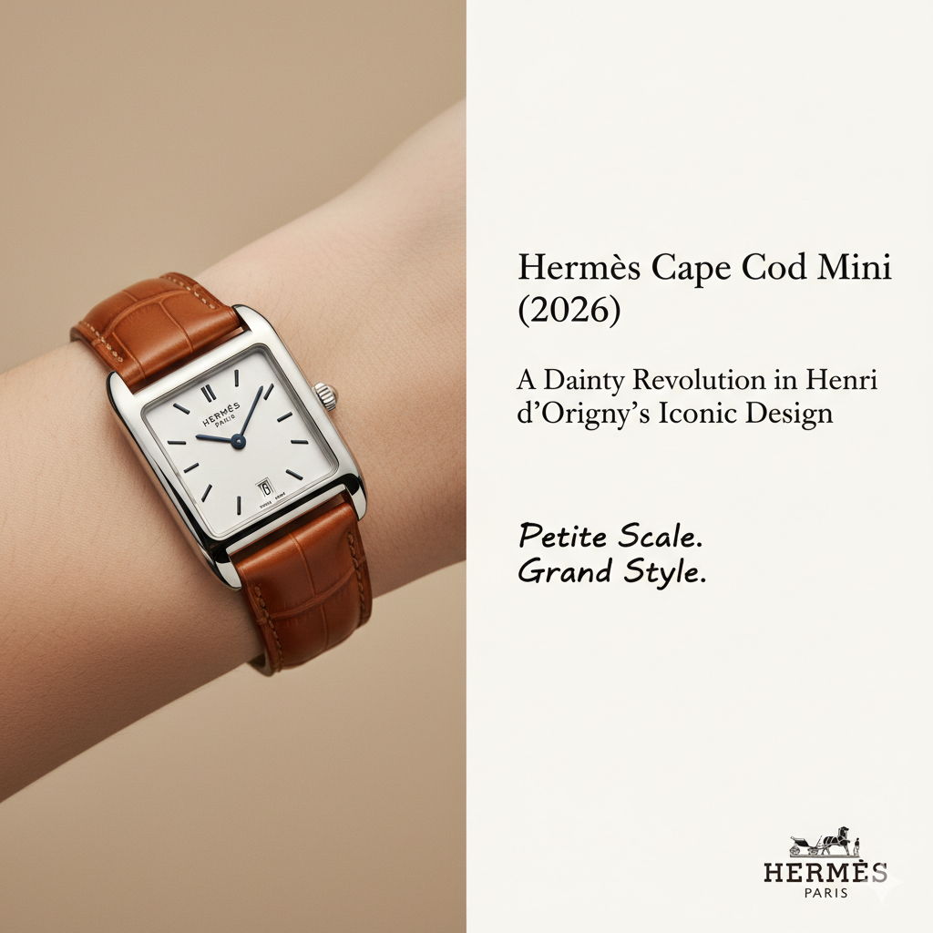 Hermès Cape Cod Mini (2026): A Dainty Revolution in Henri d’Origny’s Iconic Design