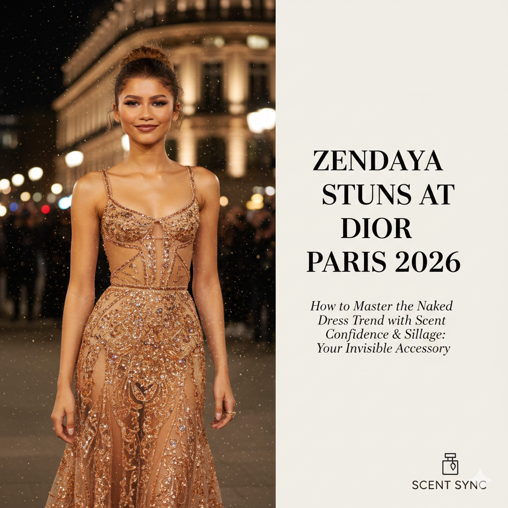 Zendaya Stuns at Dior Paris 2026: How to Master the Naked Dress Trend with Scent