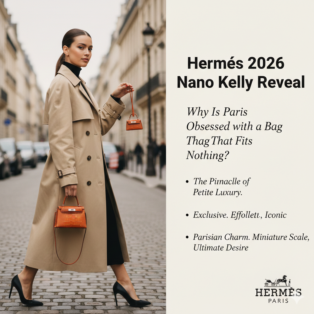 Hermès 2026 Nano Kelly Reveal: Why Is Paris Obsessed with a Bag That Fits Nothing?