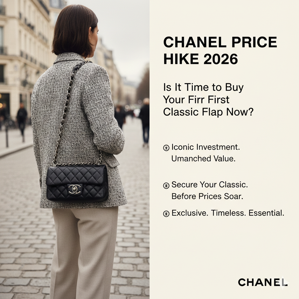 Chanel Price Hike 2026: Is It Time to Buy Your First Classic Flap Now?