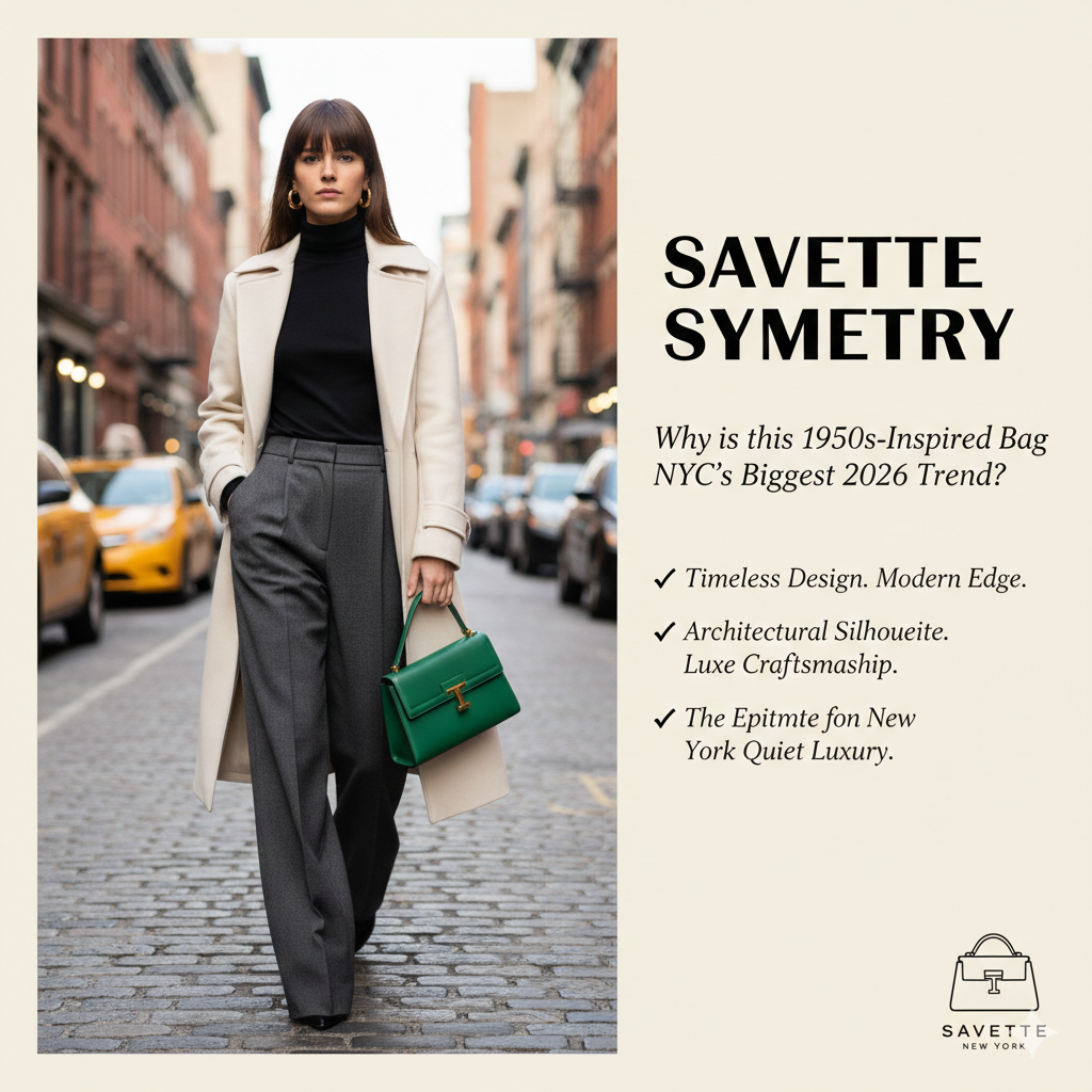 Savette Symmetry: Why is this 1950s-Inspired Bag NYC's Biggest 2026 Trend?
