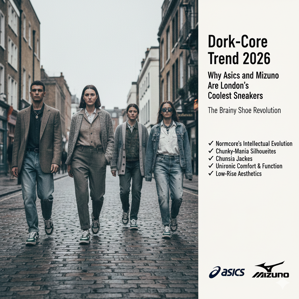 Dork-Core Trend 2026: Why Asics and Mizuno Are London’s Coolest Sneakers