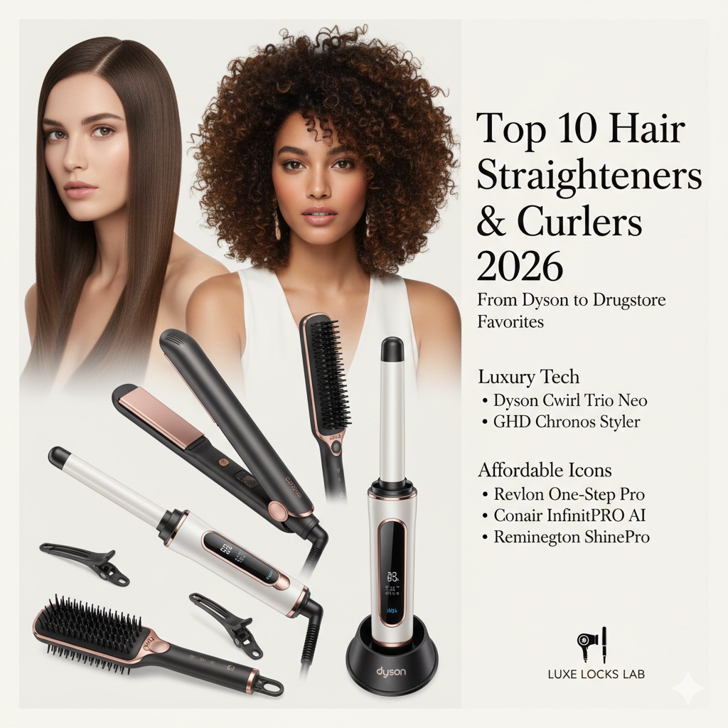 Top 10 Hair Straighteners & Curlers 2026: From Dyson to Drugstore Favorites