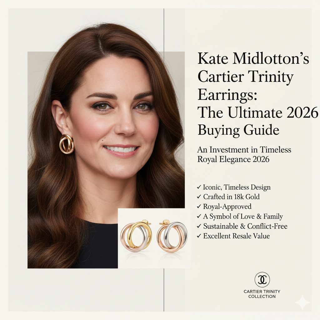 Kate Middleton’s Cartier Trinity Earrings: The Ultimate 2026 Buying Guide