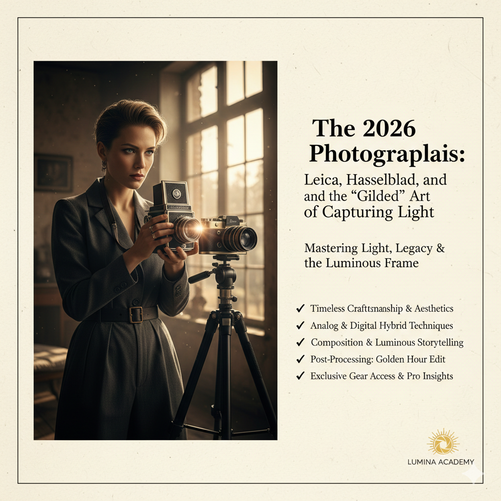 The 2026 Photography Masterclass: Leica, Hasselblad, and the "Gilded" Art of Capturing Light