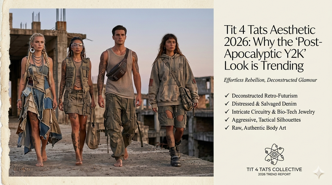 Tit 4 Tats Aesthetic 2026: Why the "Post-Apocalyptic Y2K" Look is Trending