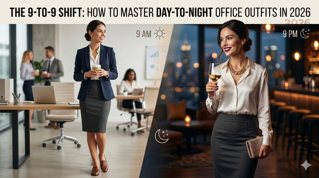 The 9-to-9 Shift: How to Master Day-to-Night Office Outfits in 2026 | Scent Lab 33