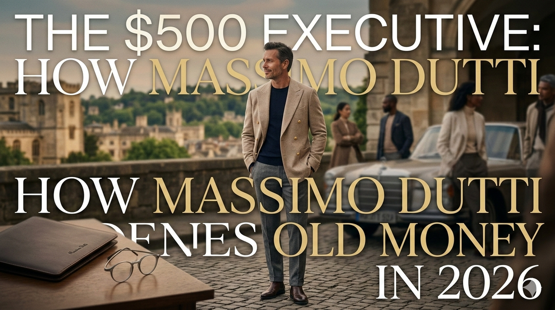 The $500 Executive: How Massimo Dutti Defines Old Money in 2026