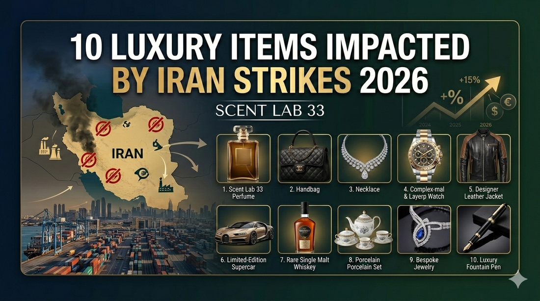 10 Luxury Items Impacted by Iran Strikes 2026 | Scent Lab 33