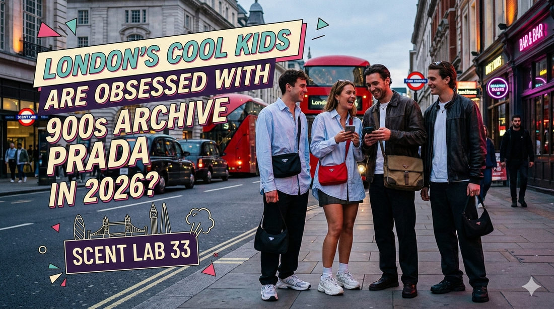 Why London's Cool Kids are Obsessed with 90s Archive Prada in 2026? | Scent Lab 33