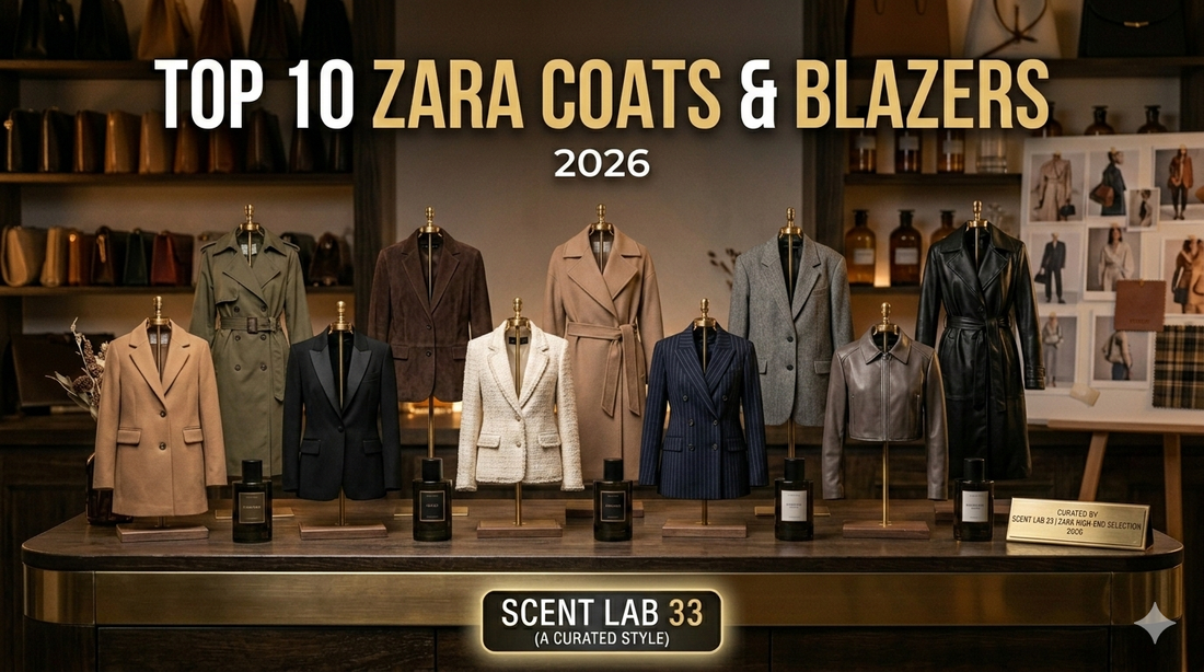 Top 10 Zara Coats & Blazers 2026: The Quiet Luxury Guide | Scent Lab 33