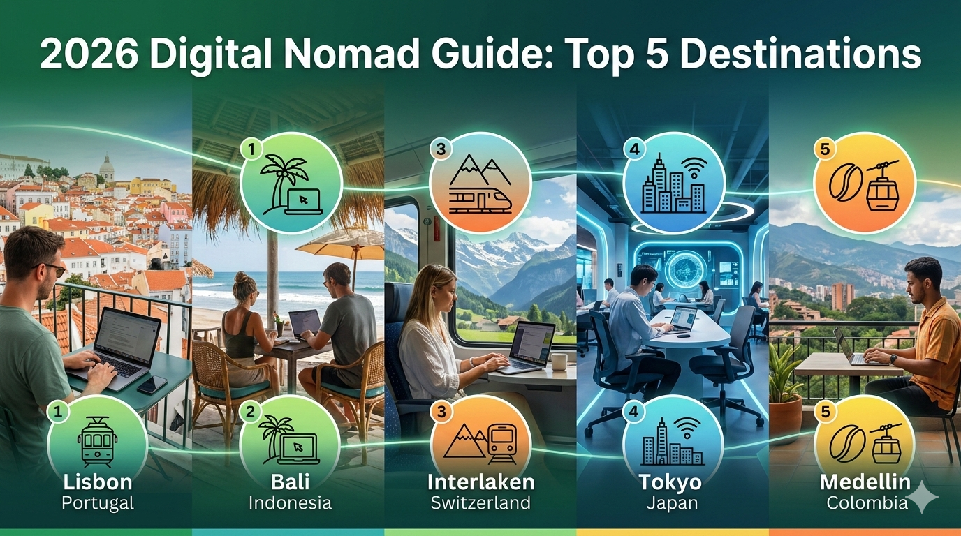 2026 Digital Nomad Guide: Top 5 Destinations for High-Efficiency & Low-Cost Luxury | Scent Lab 33