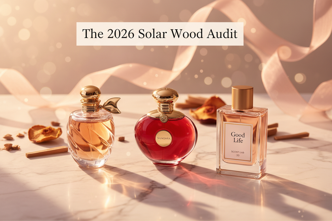 Dior Dolce Vita vs. Guerlain Samsara vs. Scent Lab 33: The 2026 Solar Wood Audit