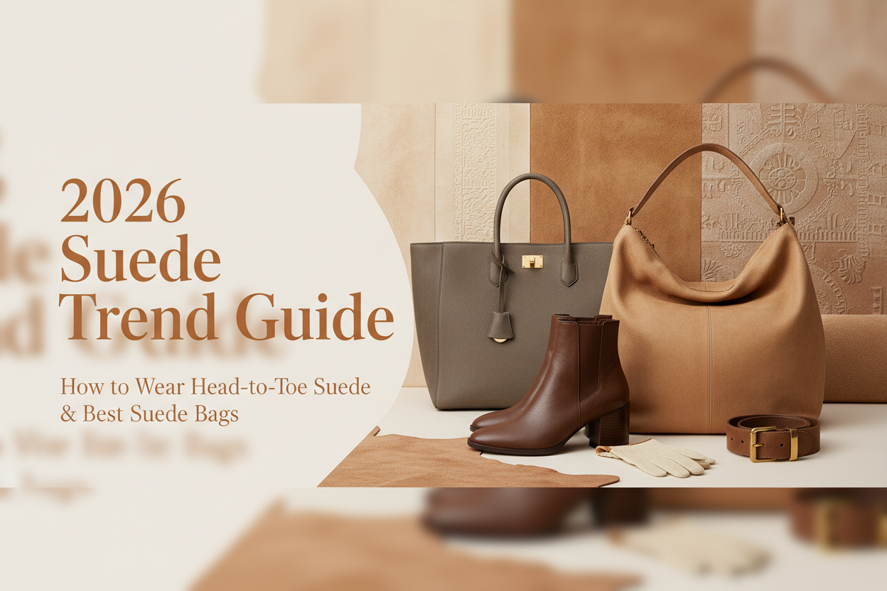 2026 Suede Trend Guide: How to Wear Head-to-Toe Suede & Best Suede Bags | Scent Lab 33