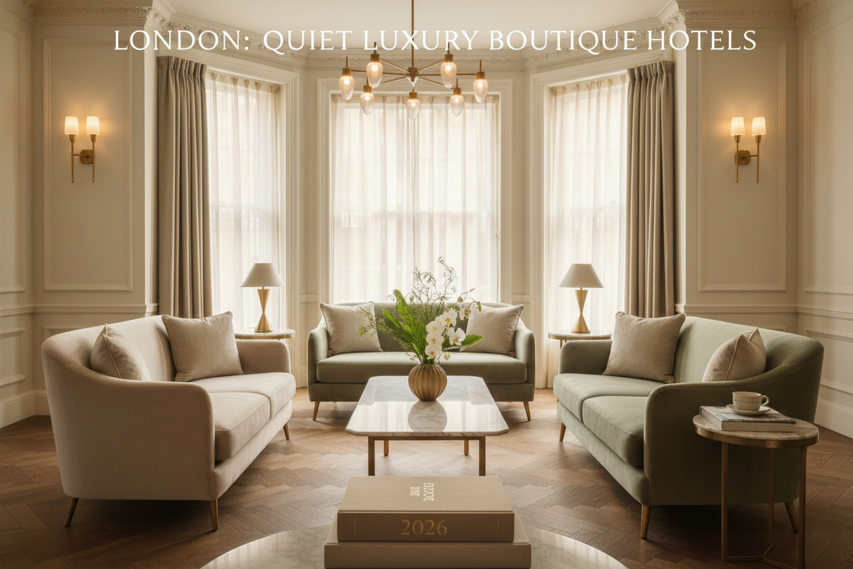 3 Best Boutique Hotels in London 2026: The Ultimate "Quiet Luxury" Guide | Scent Lab 33