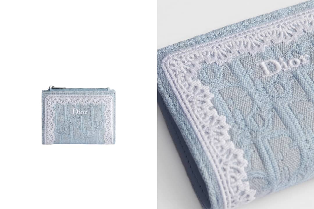 Dior Sky Blue Oblique Lace Wallet breaking Japanese SNS in 2026? | Scent Lab 33