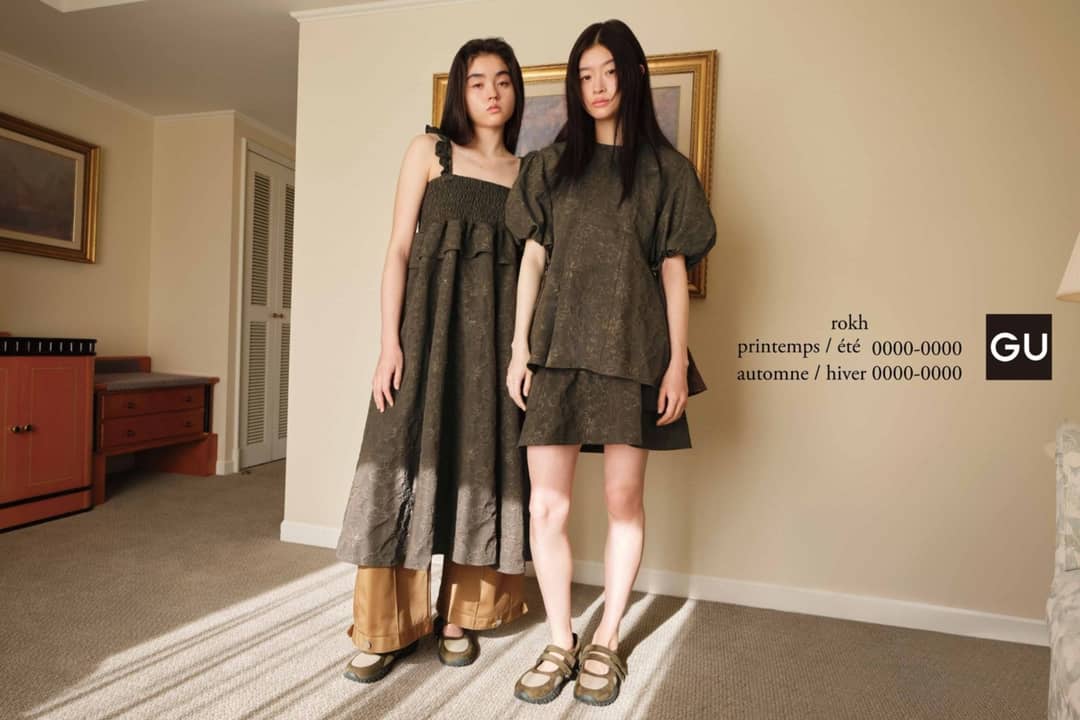 GU x rokh Spring Summer 2026 Collection: Affordable Deconstructed Luxury Goes Global