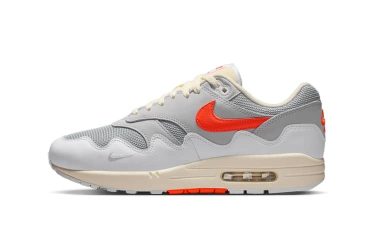 Patta x Nike Air Max 1 White Hyper Crimson II7055-100 Release