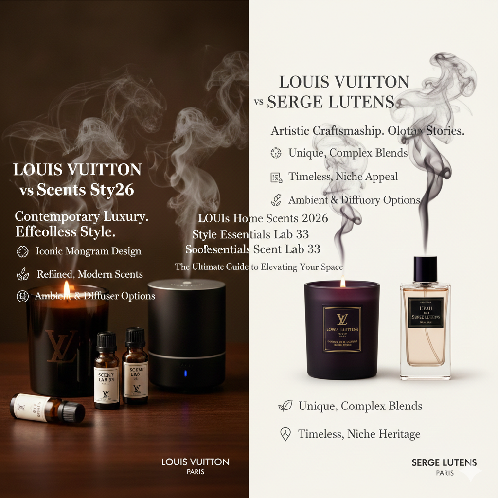 Designer Home Scents 2026: Louis Vuitton vs. Serge Lutens Style Essentials