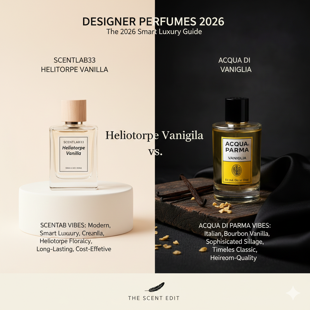 Scentlab33 Heliotrope Vanilla vs. Acqua di Parma Vaniglia: The 2026 Smart Luxury Guide