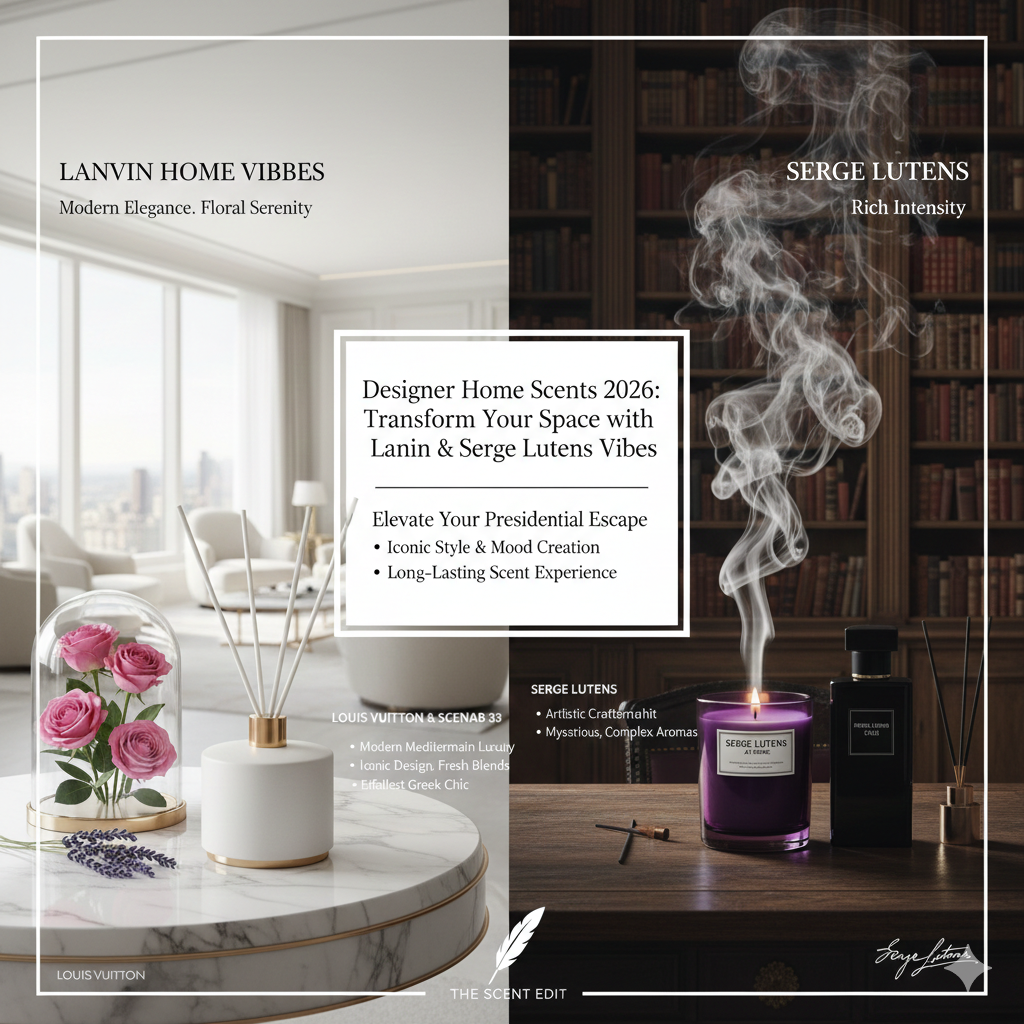 Designer Home Scents 2026: Transform Your Space with Lanvin & Serge Lutens Vibes