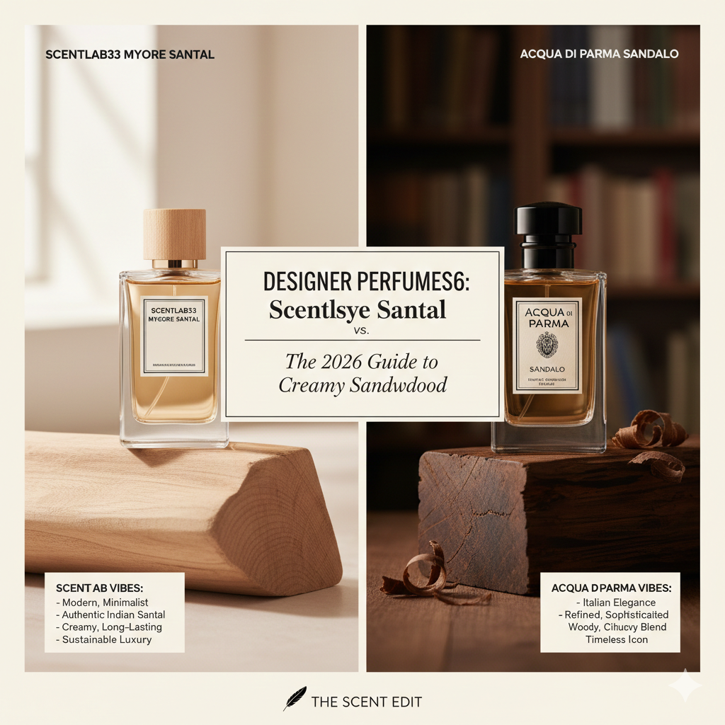 Scentlab33  Mysore Santal vs. Acqua di Parma Sandalo: The 2026 Guide to Creamy Sandalwood