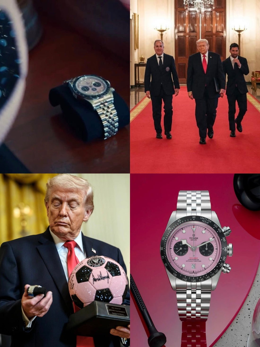 Messi Gifting Trump the Tudor Pink Panda: A New Icon of 2026 Presidential Style | Scent Lab 33