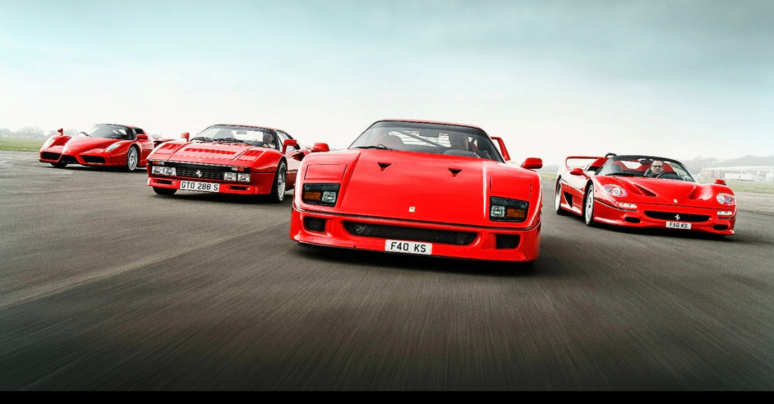 The Evolution of Ferrari Supercars: From the F40 to the SF90 Stradale