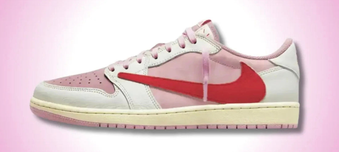 Travis Scott x Air Jordan 1 Low "Muslin/Shy Pink" Leaks: Reverse Swoosh Returns for Summer 2026
