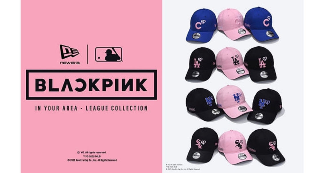 BLACKPINK x MLB x New Era Collaboration: Pink Heart Caps Take Over Streetwear