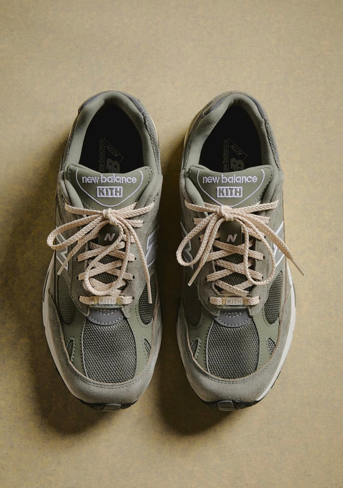 Kith x New Balance 991v1 & 991v2 “Vetiver / Moonrock” Release