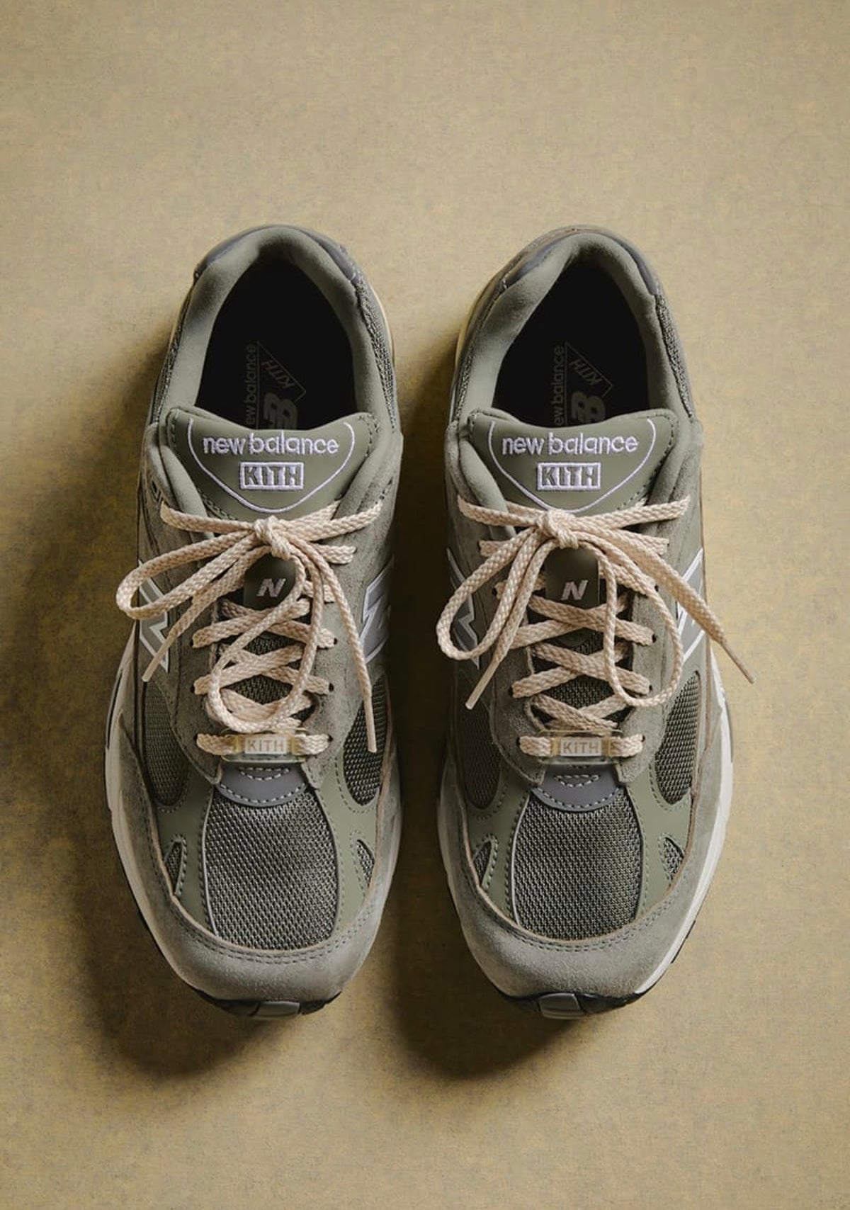 Kith x New Balance 991v1 & 991v2 “Vetiver / Moonrock” Release