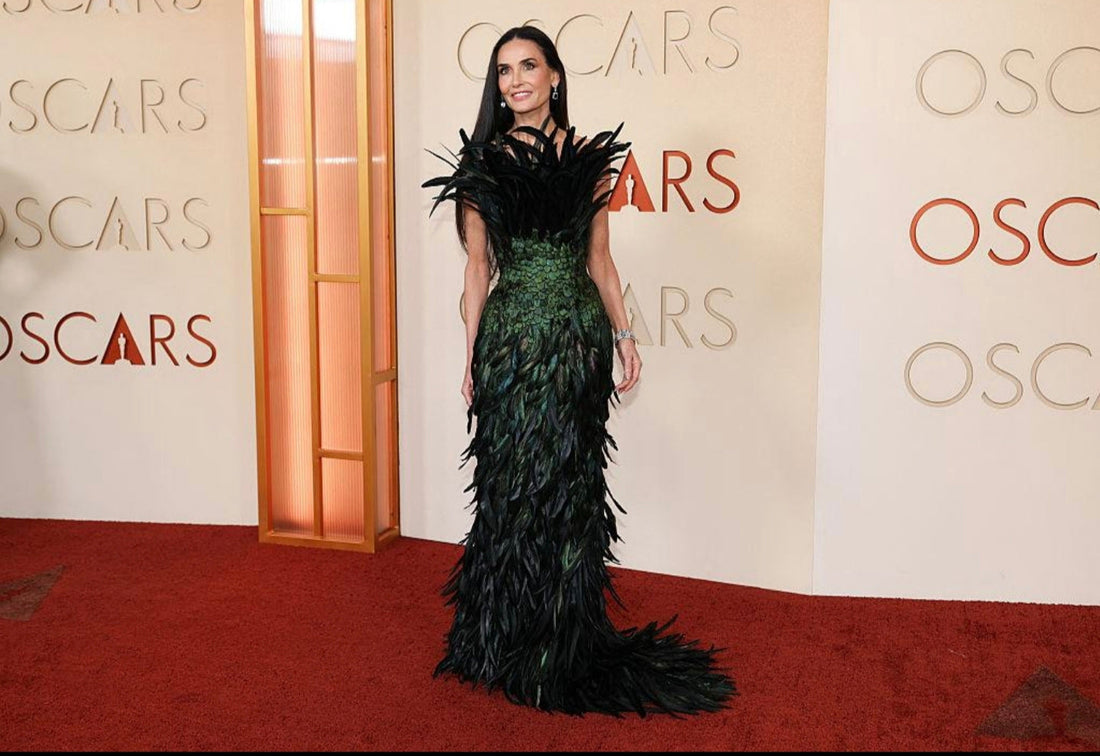 Feather Couture Dominates the Oscars Red Carpet – Gucci, Dior and Chanel Lead the Trend
