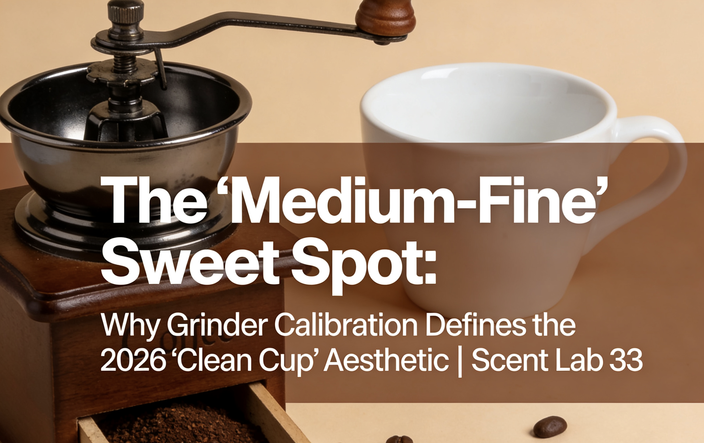 The "Medium-Fine" Sweet Spot: Why Grinder Calibration Defines the 2026 "Clean Cup" Aesthetic | Scent Lab 33