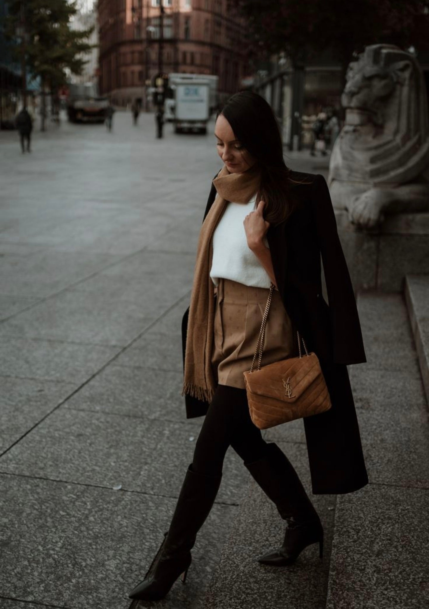 Suede Trend 2026: Saint Laurent Caramel Bags Lead Tactile Luxury