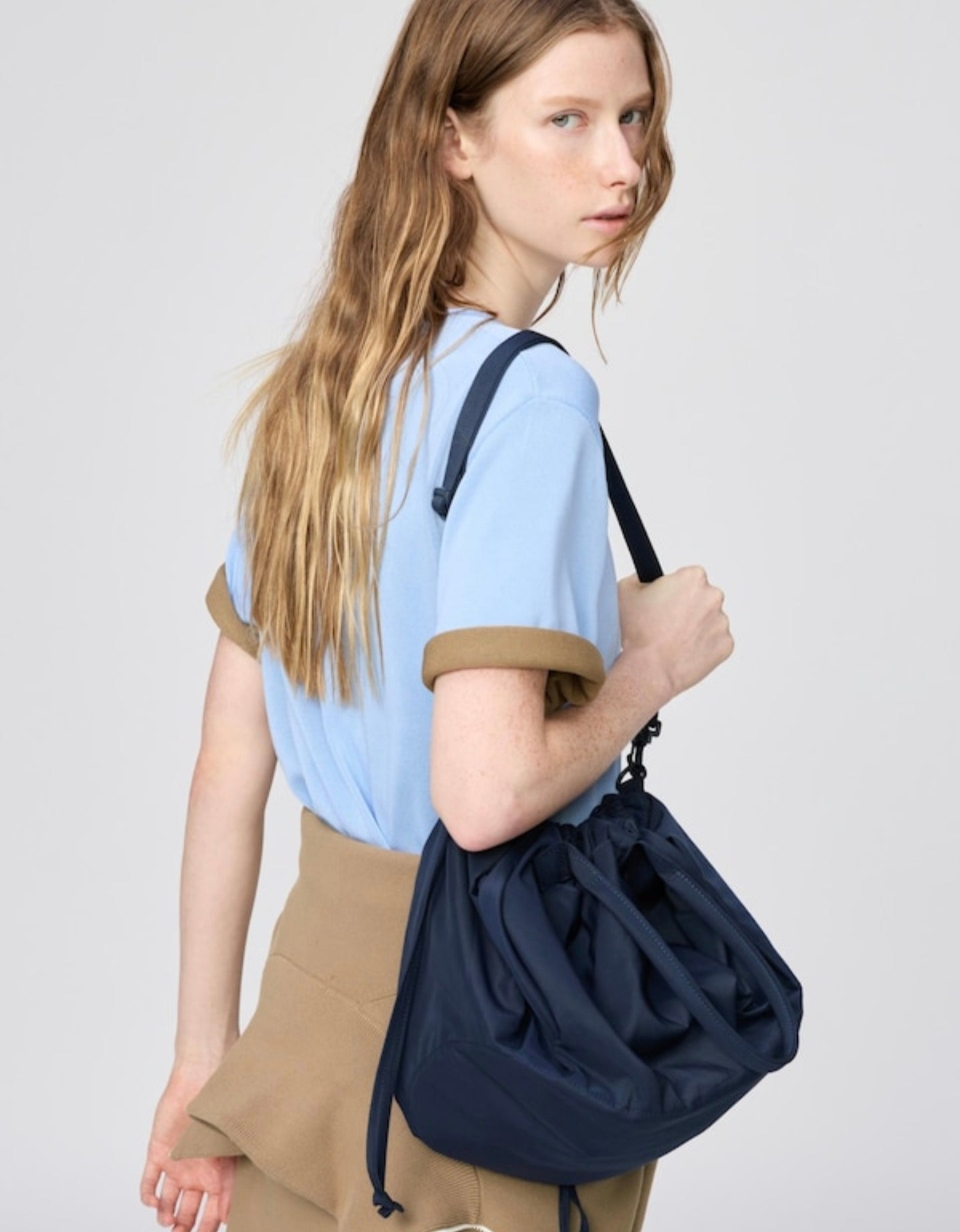 Uniqlo : C Puffy Drawstring Bag 2026: Ice Blue Restock Goes Viral