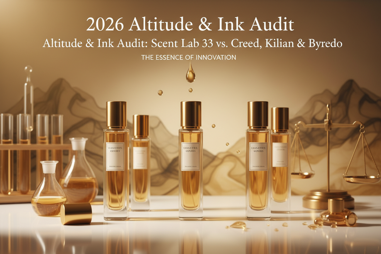 2026 Altitude & Ink Audit: Scent Lab 33 vs. Creed, Kilian & Byredo