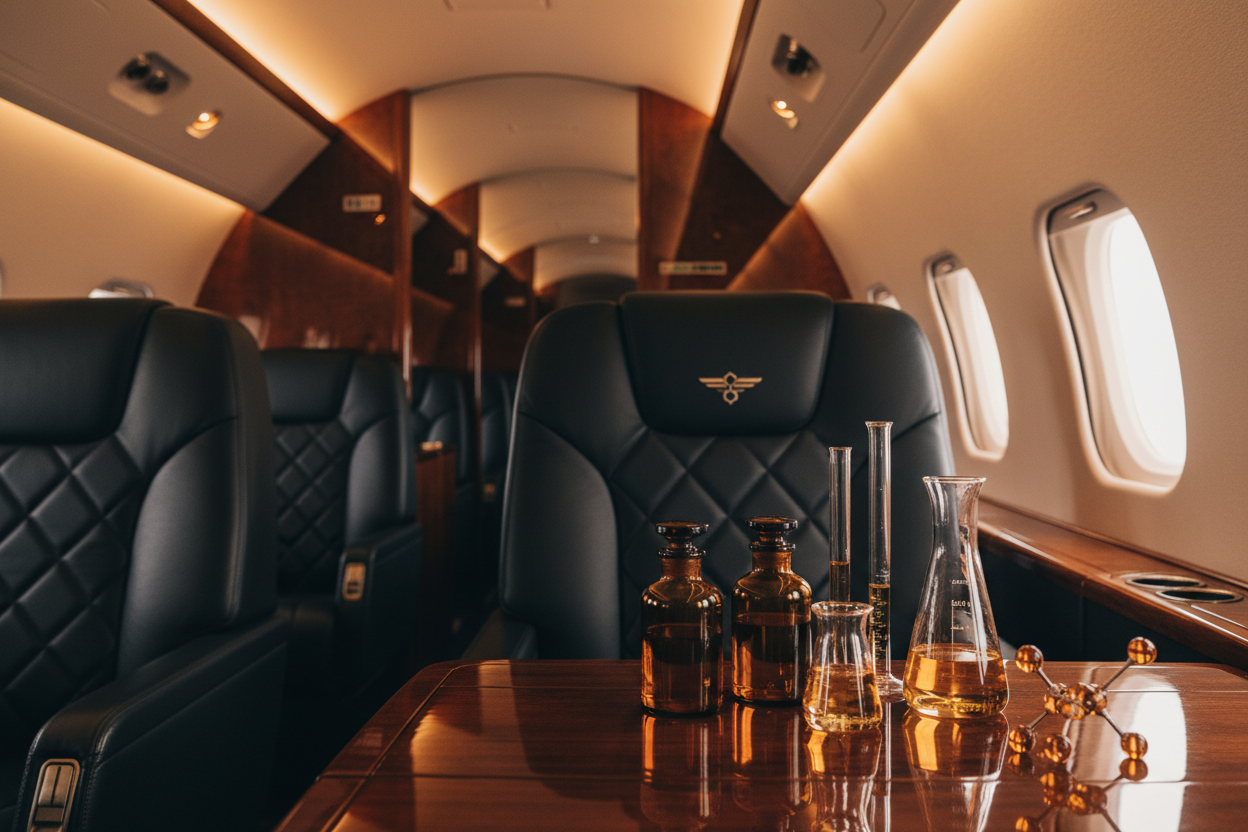The Aviation Olfactory Report: Preserving Leather & Sandalwood in Pressurized Cabins | ScentLab 33