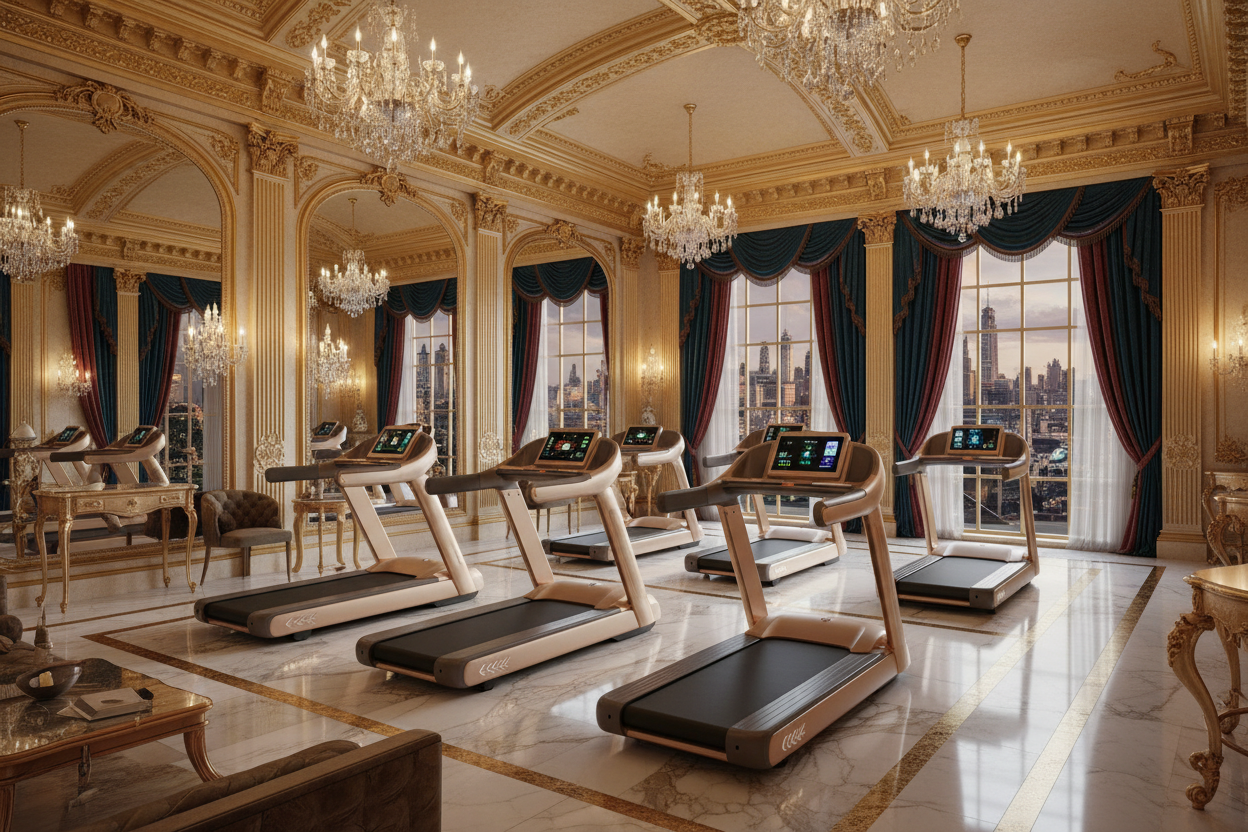 What are the best luxury treadmills for a "Gilded" home gym in 2026? | Scent Lab 33