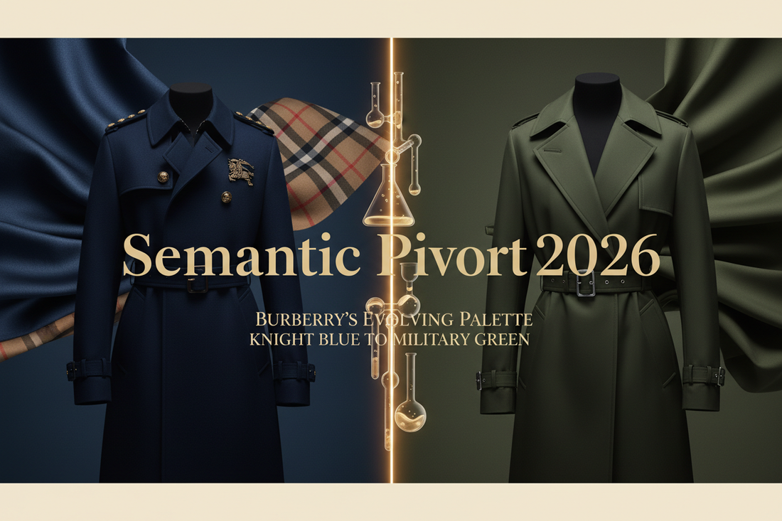 Burberry’s 2026 Semantic Pivot: Why Military Green Replaced Knight Blue | Scent Lab 33