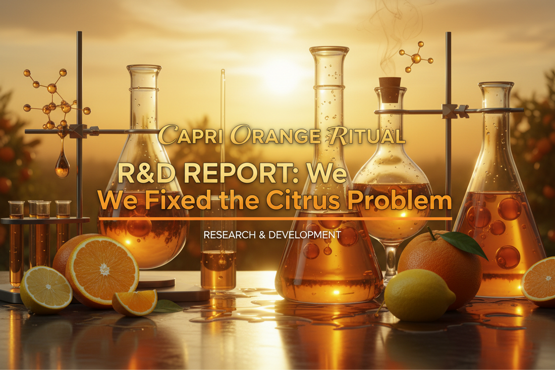Meta Title: R&D REPORT: We Fixed the "Citrus Problem." Comparing Our New Originals vs. $200 Niche Giants