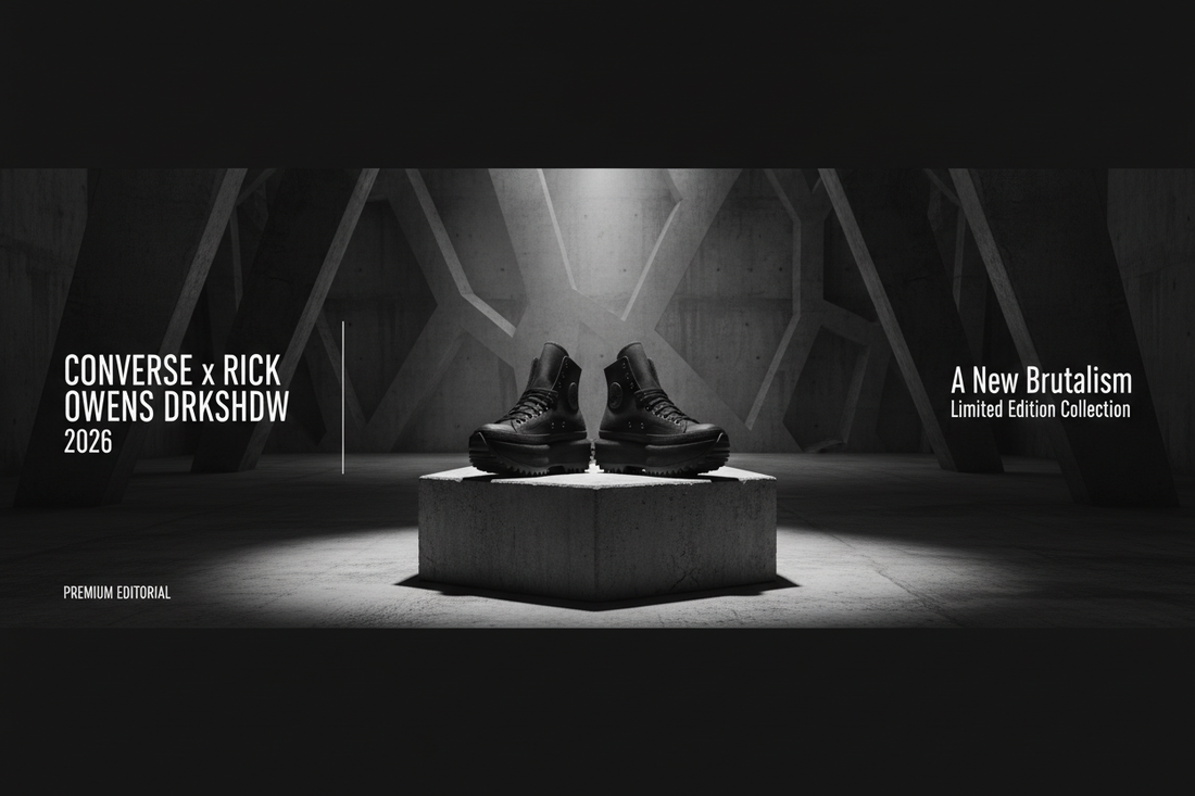 Converse x Rick Owens DRKSHDW 2026: The Ultimate Goth Chuck Taylor Guide | Scent Lab 33