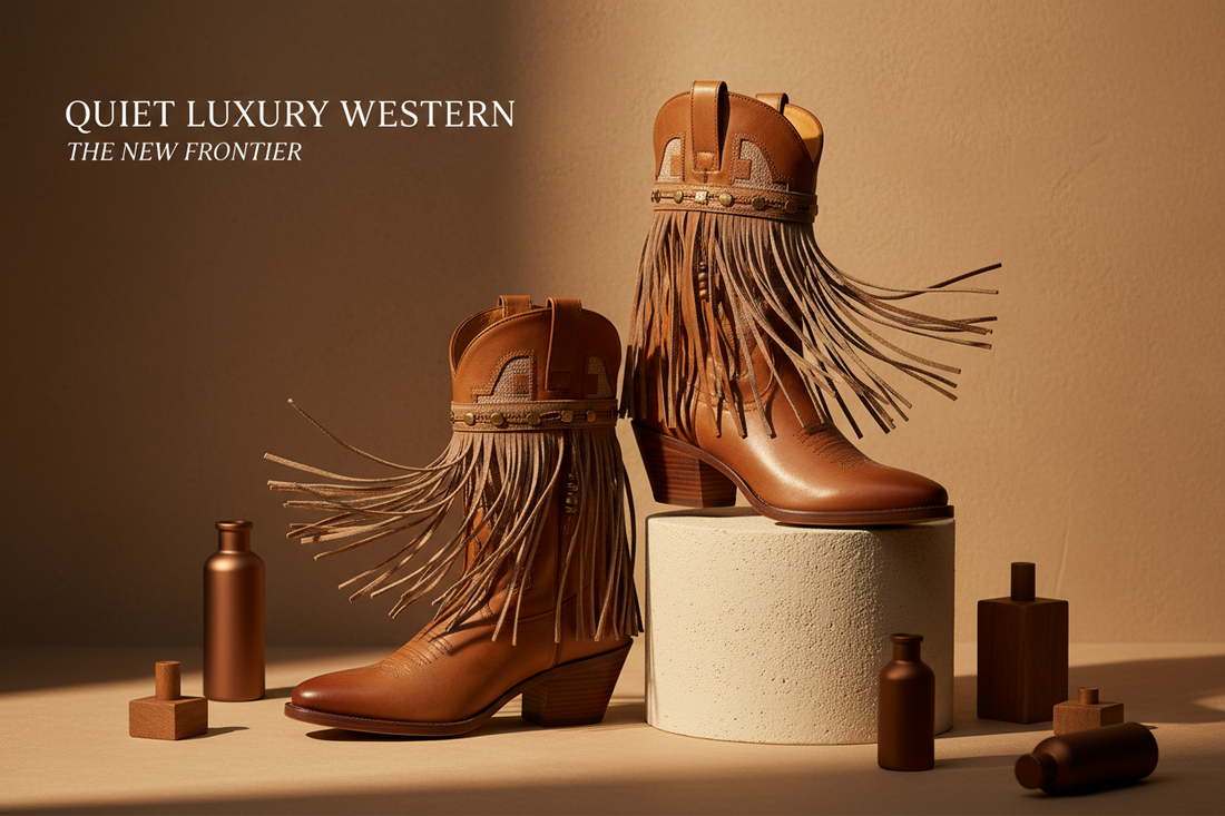 Cowboy-Core Luxury 2026: How to Style Western Boots & Fringe with Quiet Luxury | Scent Lab 33