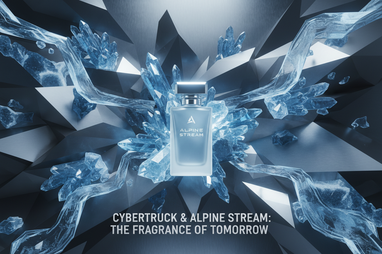 The Cybertruck Olfactive Resonance: Pairing Stainless Steel with Cold Mineral Molecules | ScentLab 33