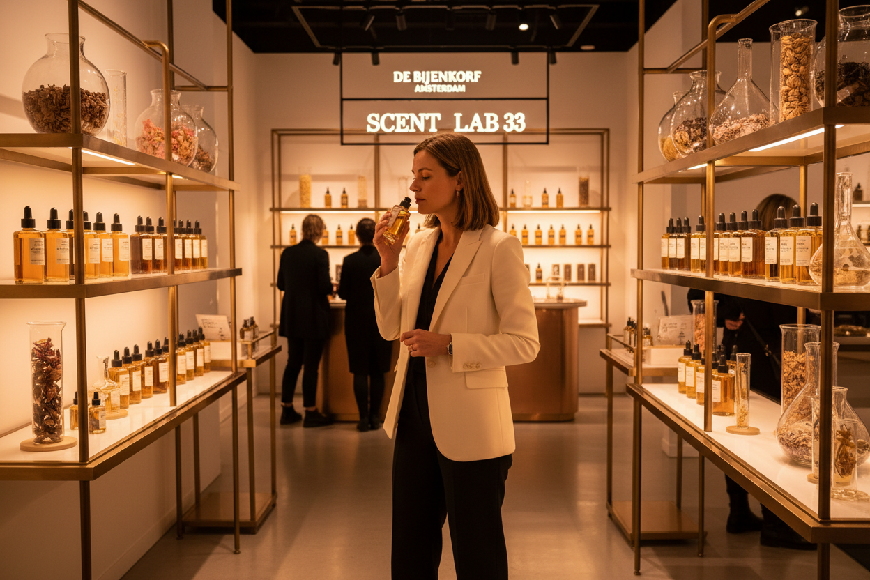 The 2026 Olfactory Intervention: Scent Lab 33 at De Bijenkorf Amsterdam