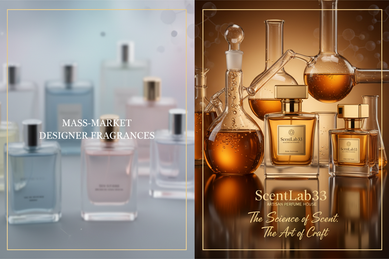 Designer Fragrance vs. Scent Lab 33: Why Savvy Shoppers are Switching to Molecular Upgrades in 2026