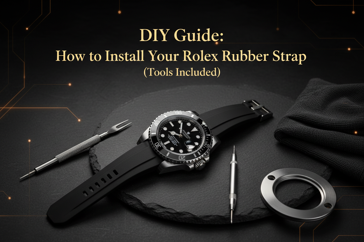 DIY Guide: How to Install Your Rolex Rubber Strap (Tools Included) | Scent Lab 33